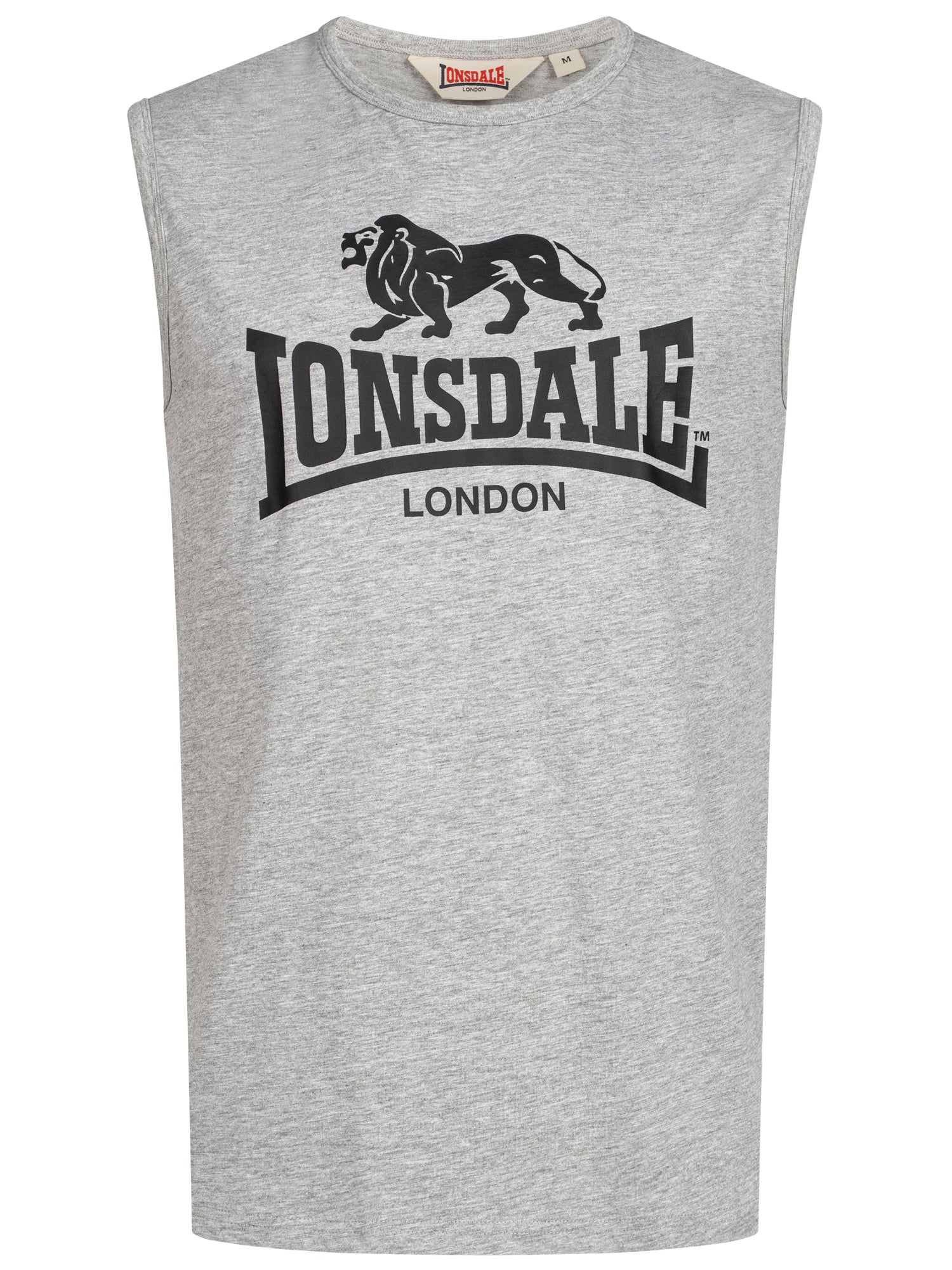 Lonsdale 117332 Clopton Singlet Marl Grey
