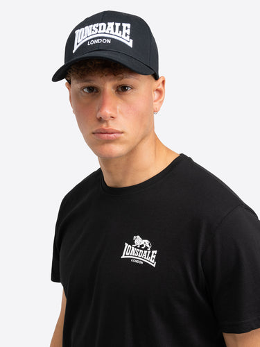 Lonsdale 117336 Flixton Cap Schwarz