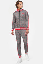 Laden Sie das Bild in den Galerie-Viewer, Lonsdale 117343 Glatrigill  Jogginganzug Weiss Schwarz Rot

