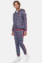 Laden Sie das Bild in den Galerie-Viewer, Lonsdale 117344 Orbost Jogginganzug Navy/Rot/Weiss
