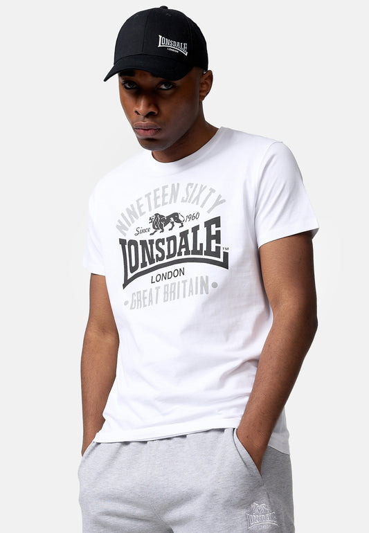 Lonsdale 117347 Kilchoan T-Shirt Weiss