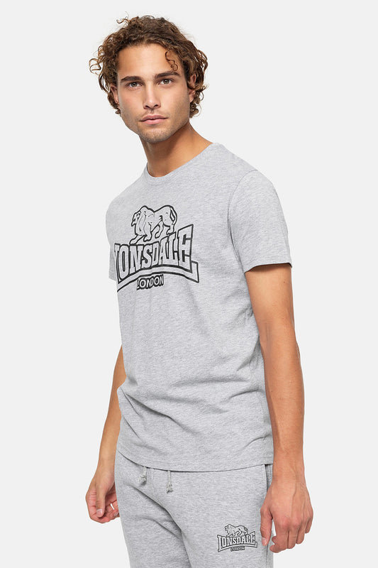 Lonsdale 117420 Allanfearn T-Shirt Marl Grey