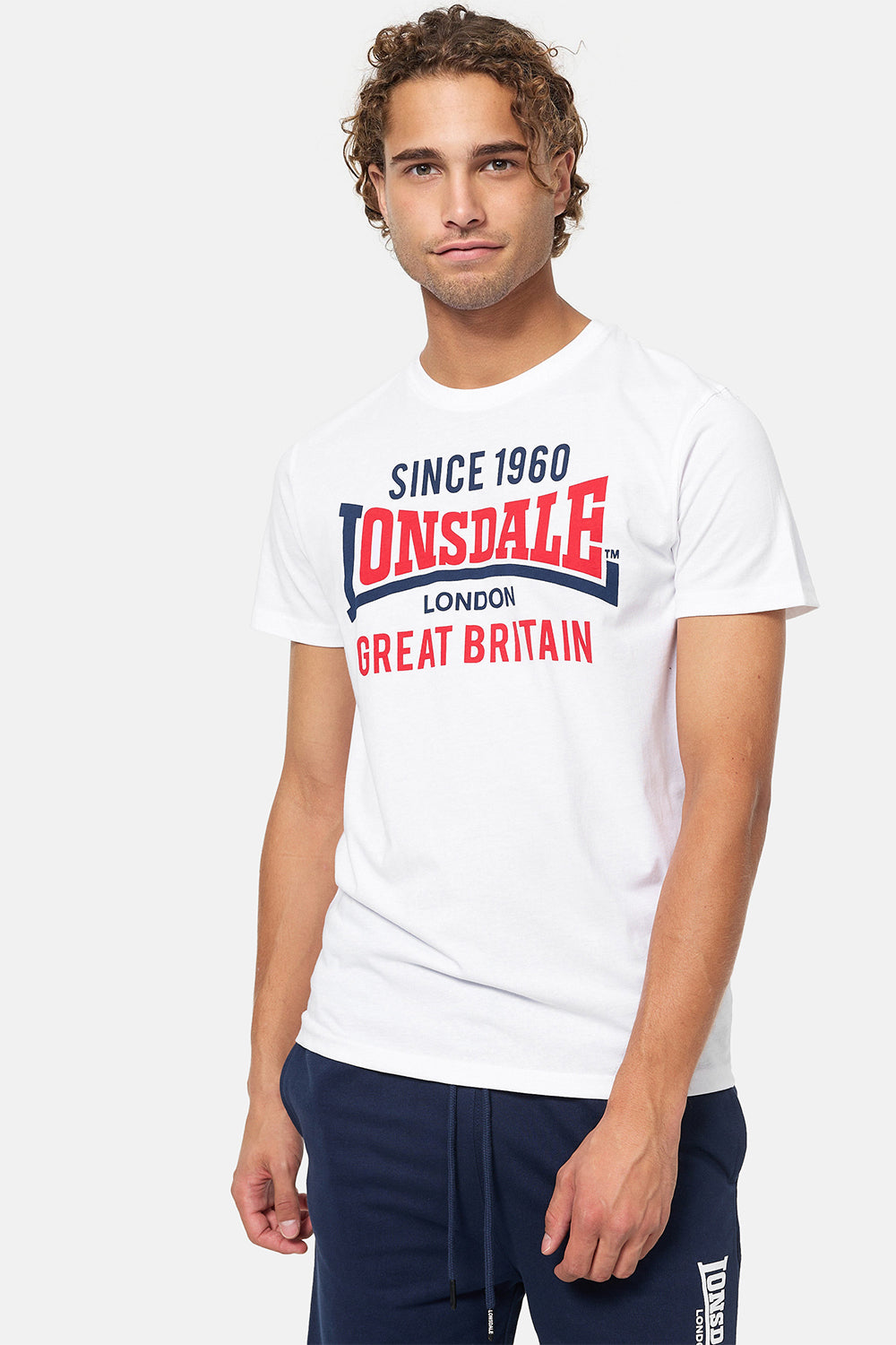 Lonsdale Doppelpack T-Shirts – Zwei T-Shirts mit Logo-Druck vorn