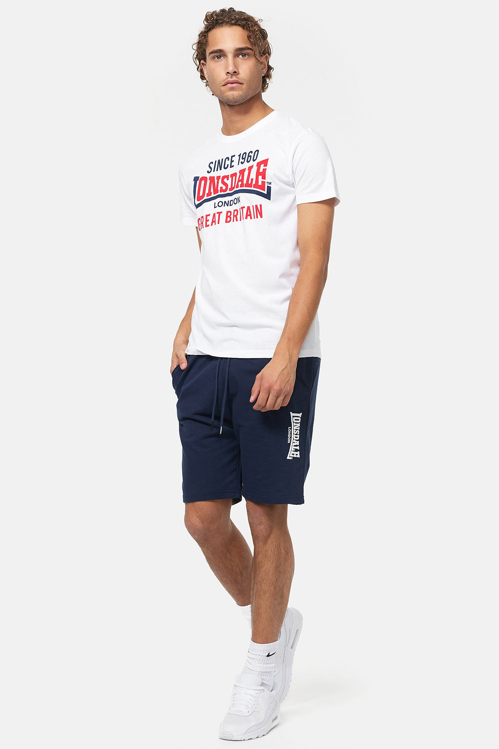 Lonsdale Doppelpack T-Shirts – Zwei T-Shirts mit Logo-Druck vorn