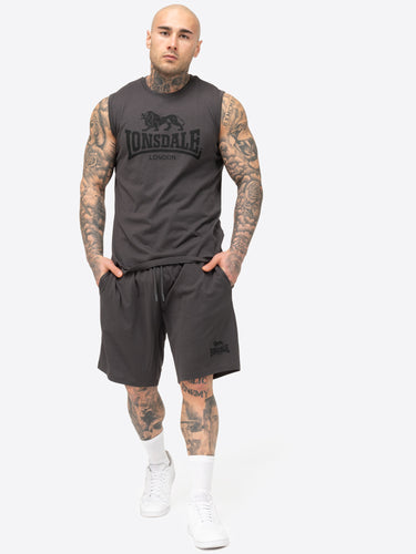 Lonsdale 117434 Allanton Kurzer Trainingsanzug Anthracite