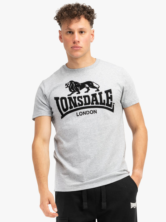 Lonsdale 117444 Tullig T-Shirt - Marl Grey