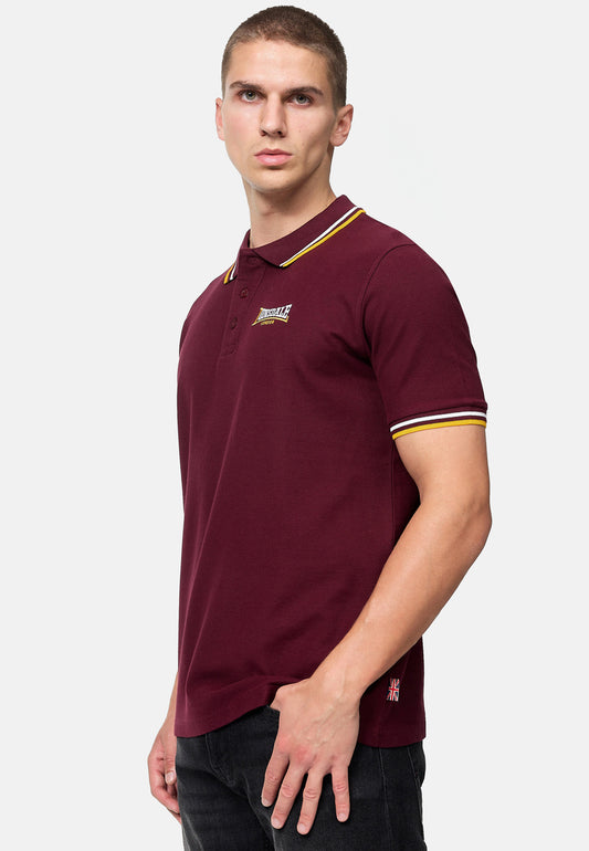 Lonsdale 117462 Velton Poloshirt Oxblood