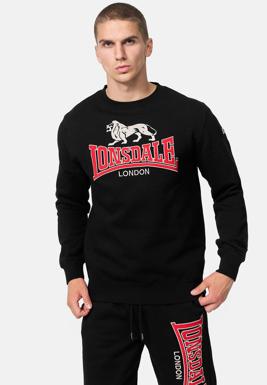 Lonsdale 117463 Lawins Sweatshirt Schwarz