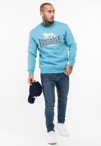 Lonsdale 117463 Lawins Sweatshirt Blau/Weiss/Navy