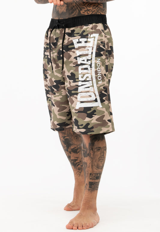 Lonsdale 117519 Ballymena Boardshort Camo Woodland