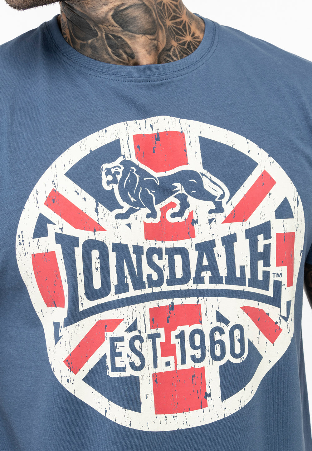 Lonsdale Shirt mit markantem Logo und Rundhalsausschnitt