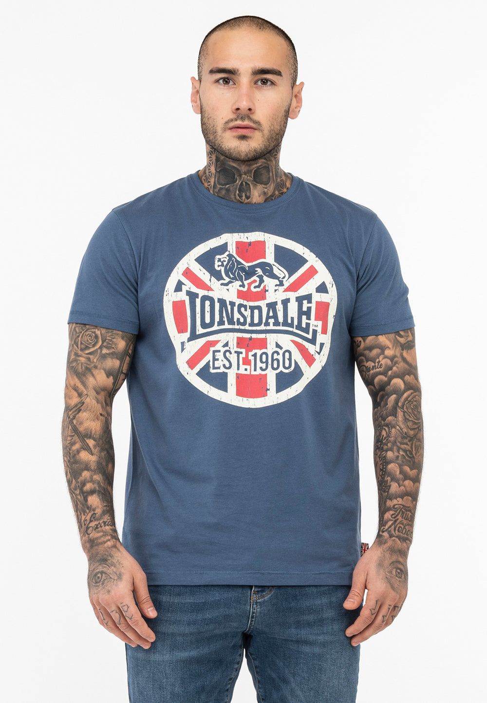 Lonsdale Shirt mit markantem Logo und Rundhalsausschnitt