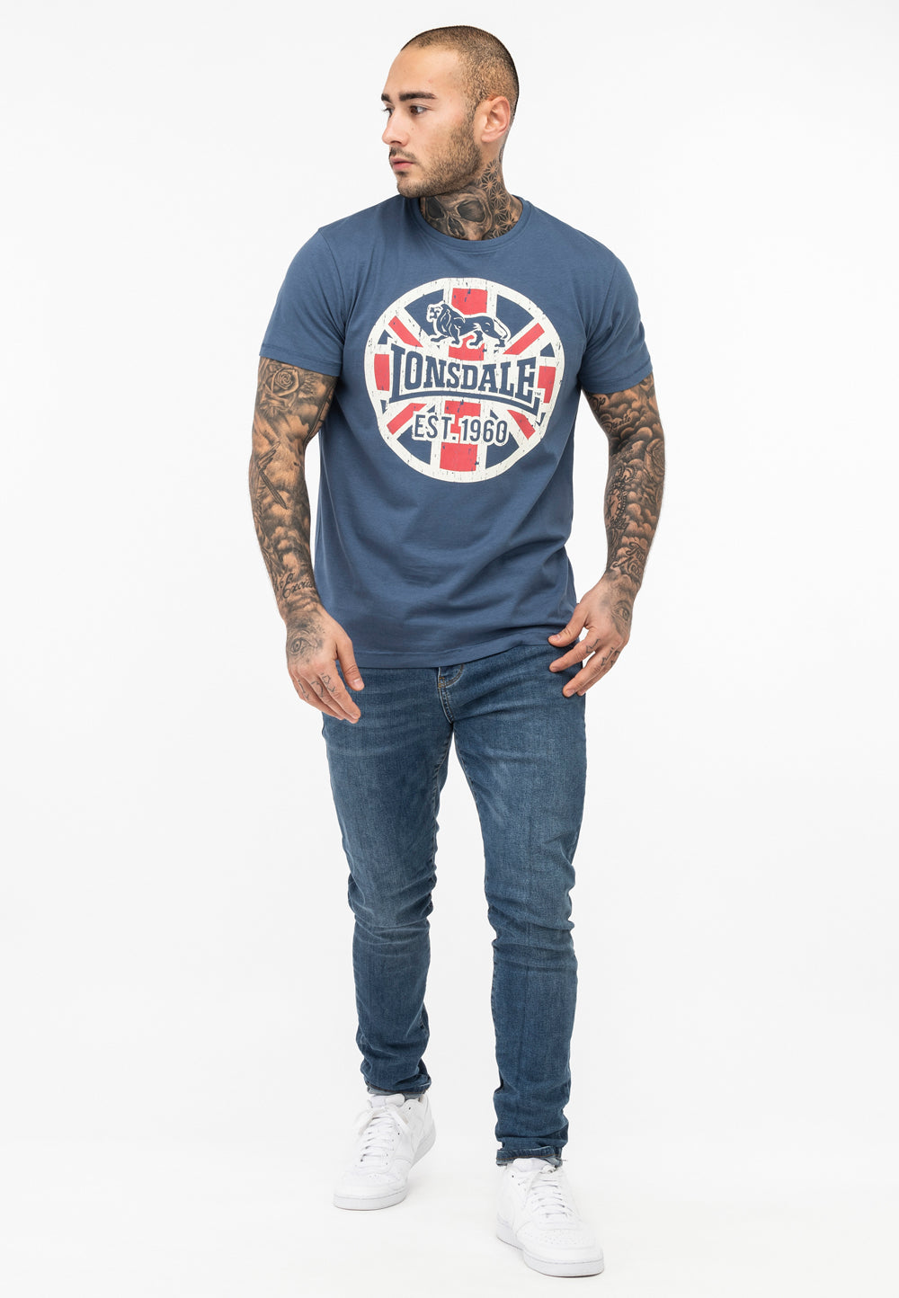 Lonsdale Shirt mit markantem Logo und Rundhalsausschnitt
