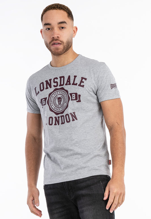 Lonsdale 117529 Murrister T-Shirt - Marl Grey