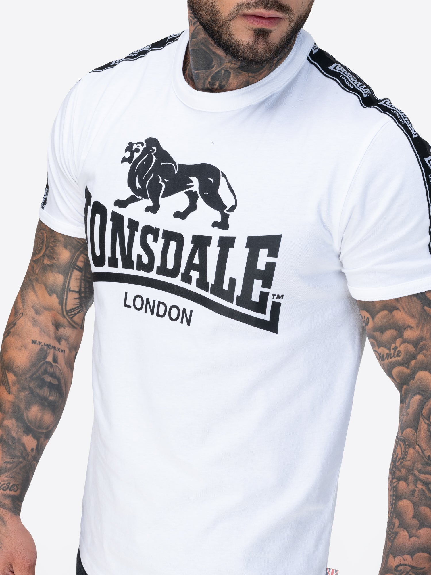 Lonsdale 117534 Stour T-Shirt - Weiss