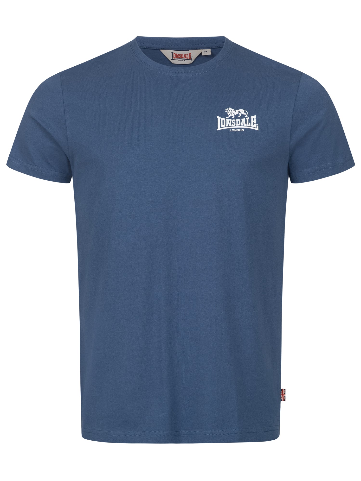 Lonsdale Herren T-Shirt Navy kleines Logo Frontansicht