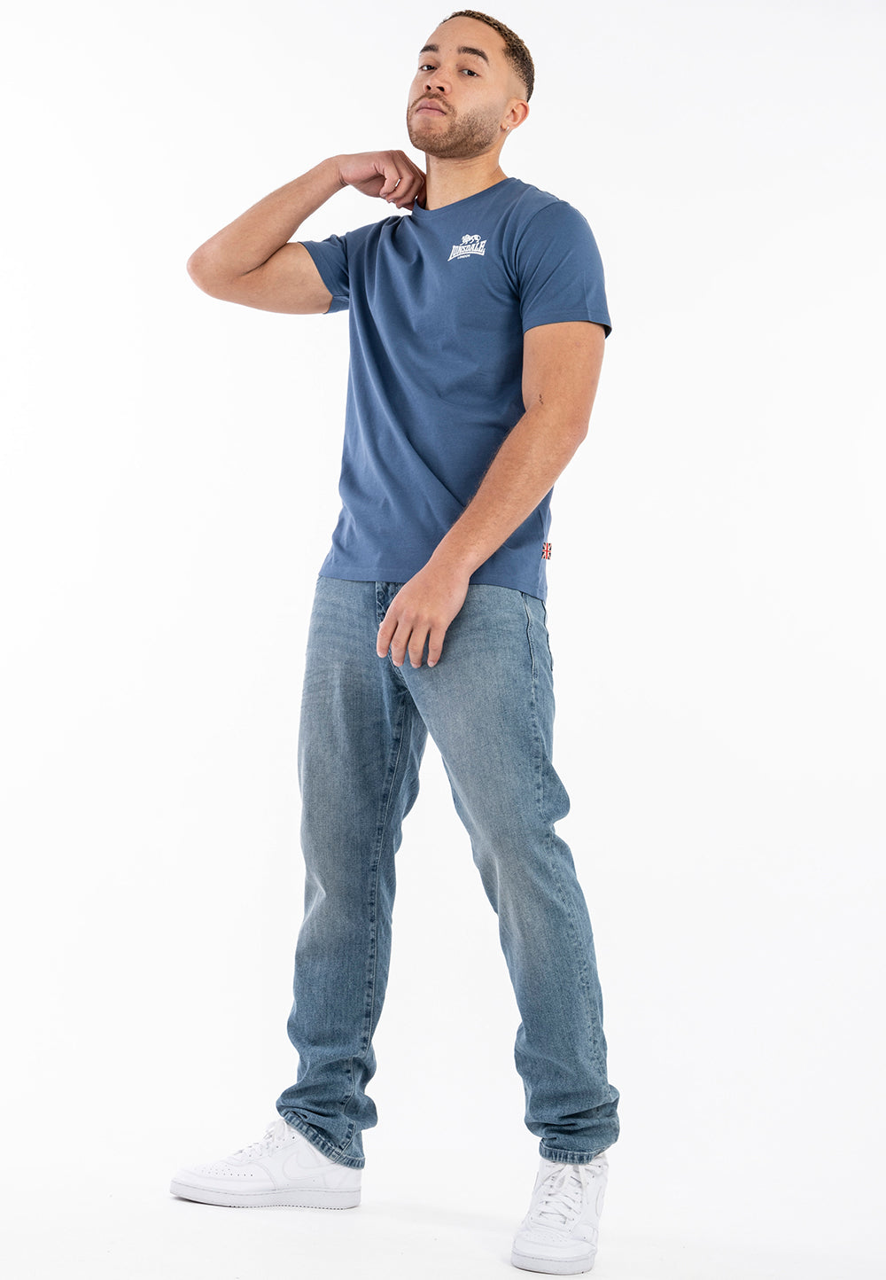 Lonsdale 117541  Whiteness T-Shirt - Navy