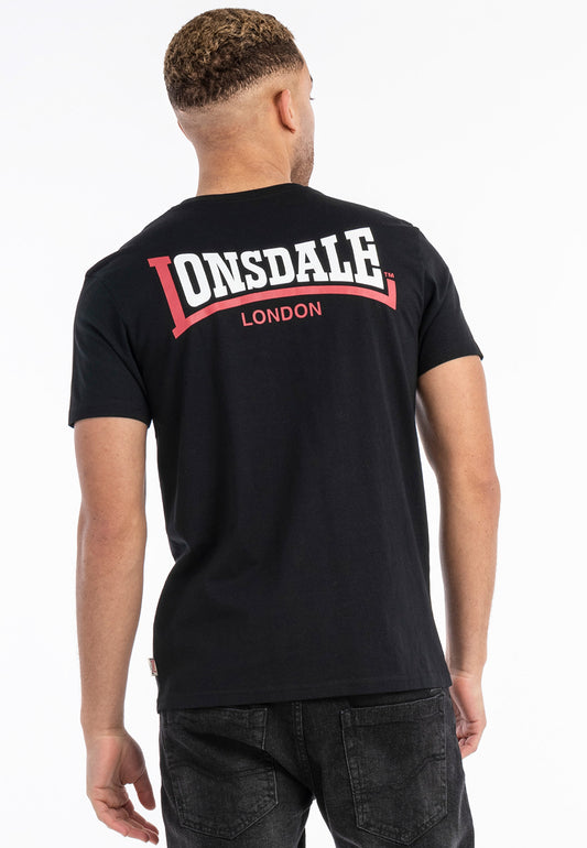 Lonsdale 117542  Dale T-Shirt - Schwarz