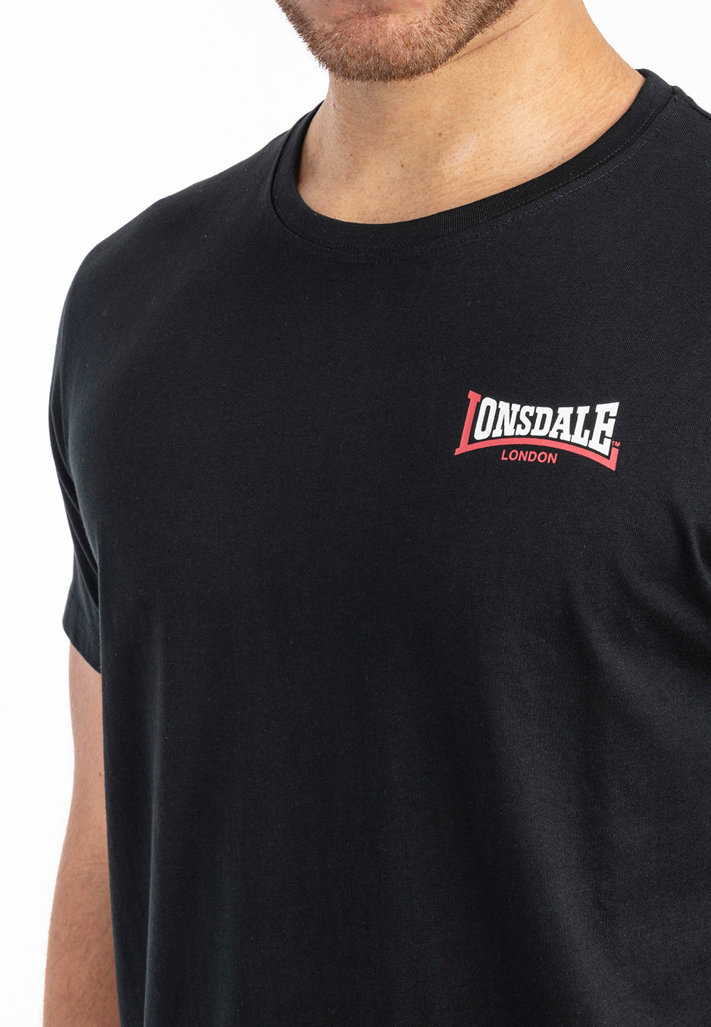 Lonsdale 117542  Dale T-Shirt - Schwarz