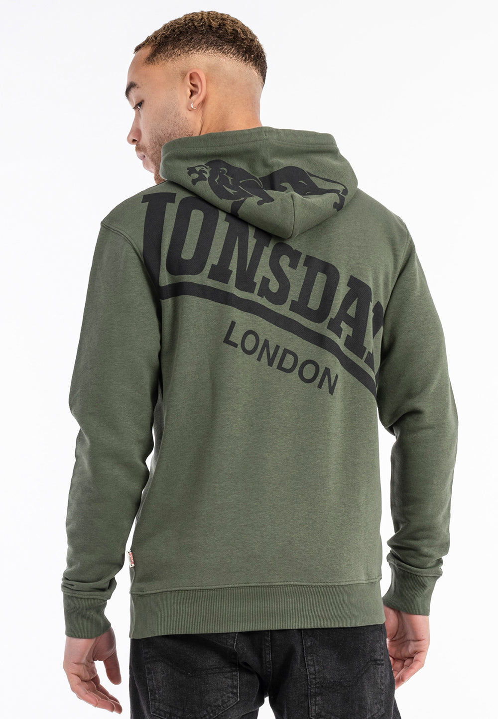 Lonsdale 117555 Maywick Kapuzenpullover  Olive