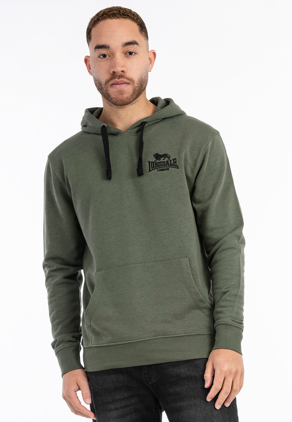 Lonsdale 117555 Maywick Kapuzenpullover  Olive