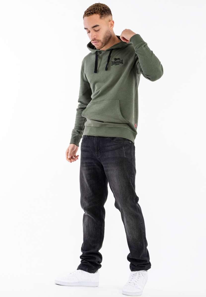 Lonsdale 117555 Maywick Kapuzenpullover  Olive