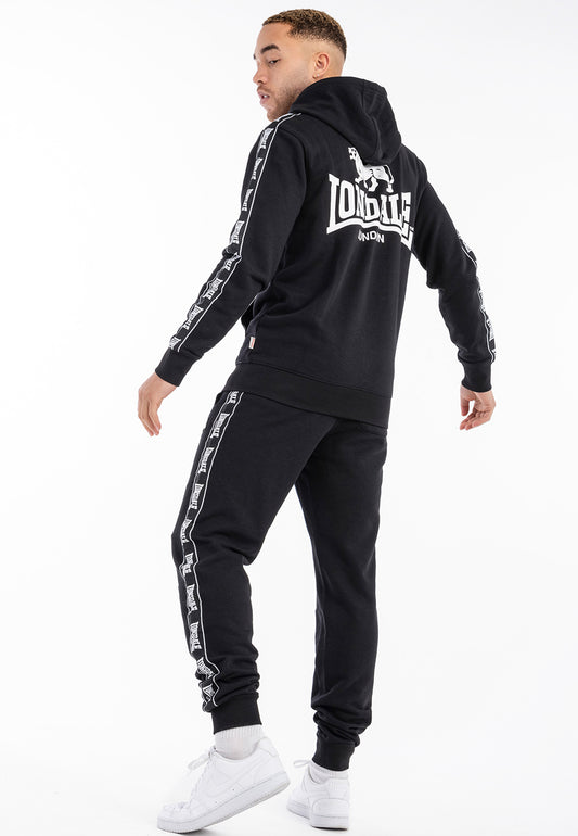 Lonsdale 117558 Bigton Kapuzensweatjacke Schwarz