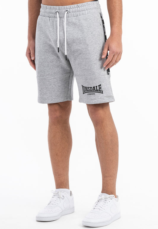 Lonsdale 117566 Scarvell Shorts Marl Grey