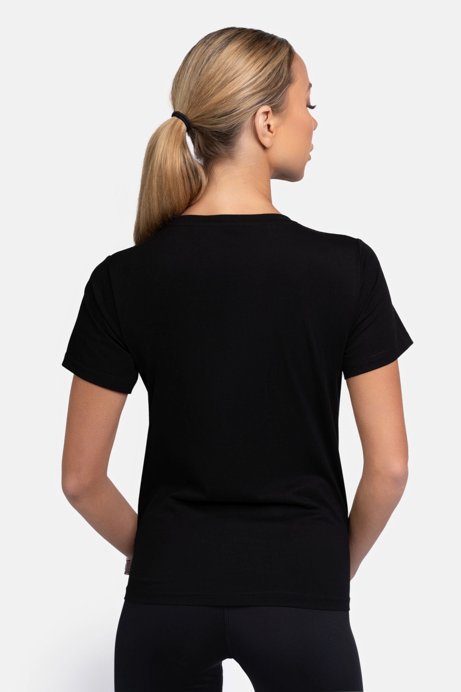 Lonsdale 117582 Ladies Harray T-Shirt Schwarz