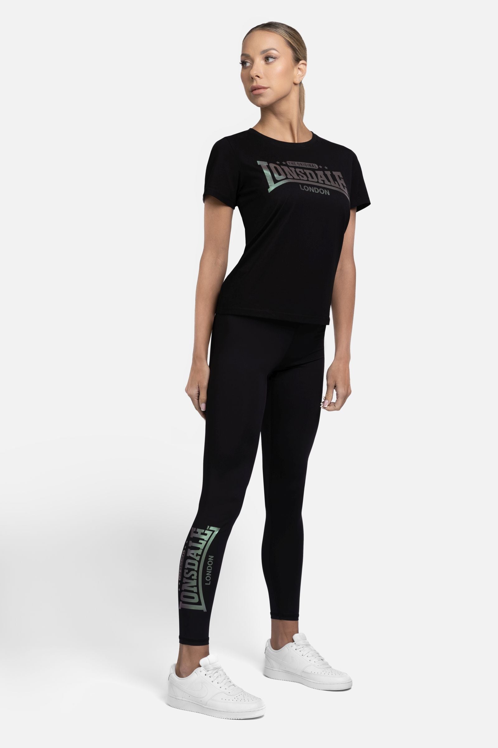 Lonsdale 117582 Ladies Harray T-Shirt Schwarz