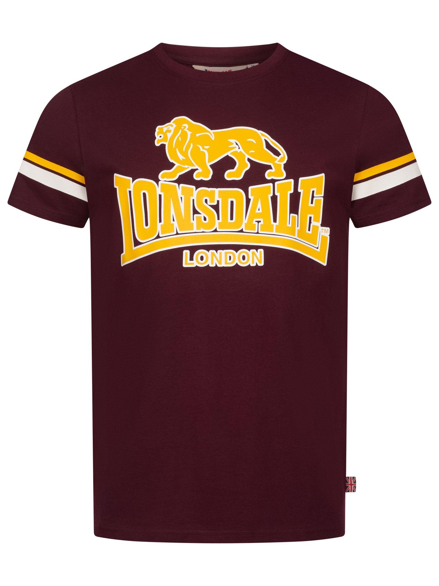 Lonsdale 117606 Methley T-Shirt - Oxblood