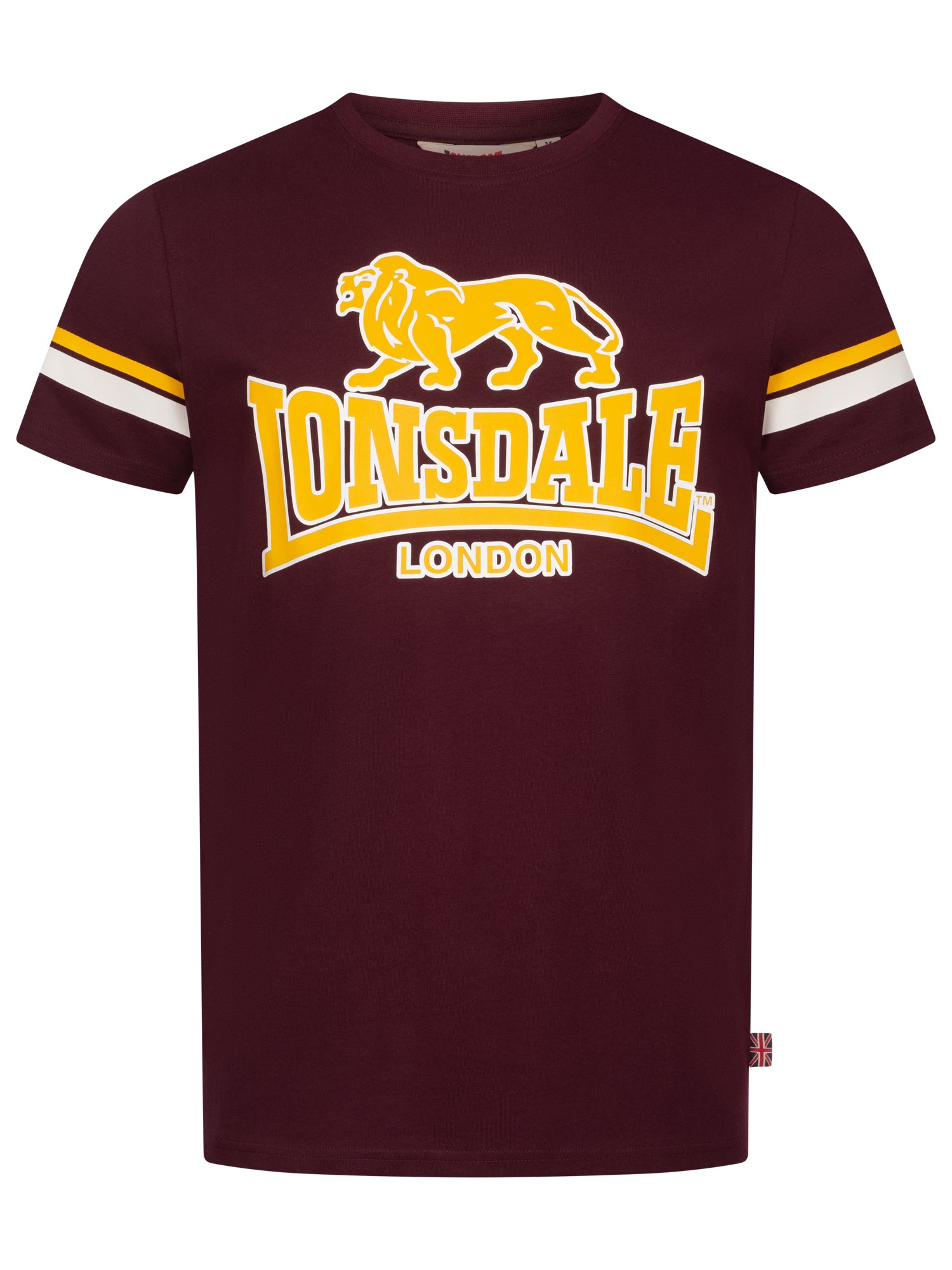 Lonsdale 117606 Methley T-Shirt - Oxblood