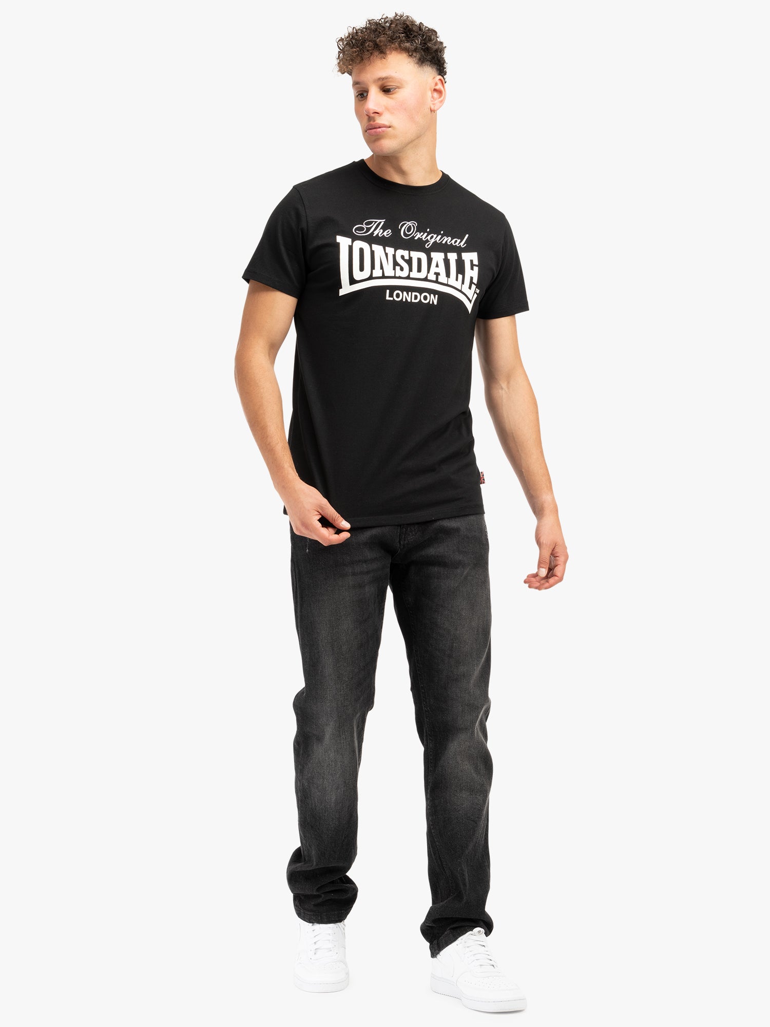 Lonsdale 117607 ColsbrookeT-Shirt - Schwarz