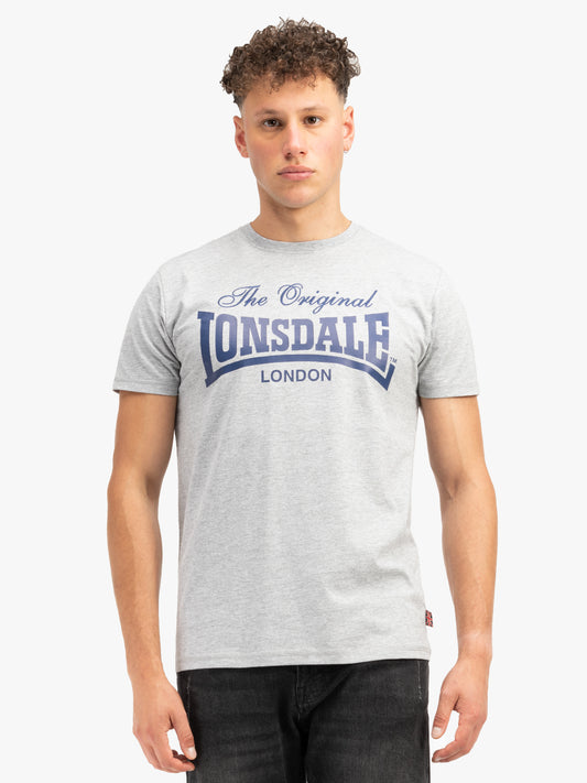 Lonsdale 117607 ColsbrookeT-Shirt - Marl Grey