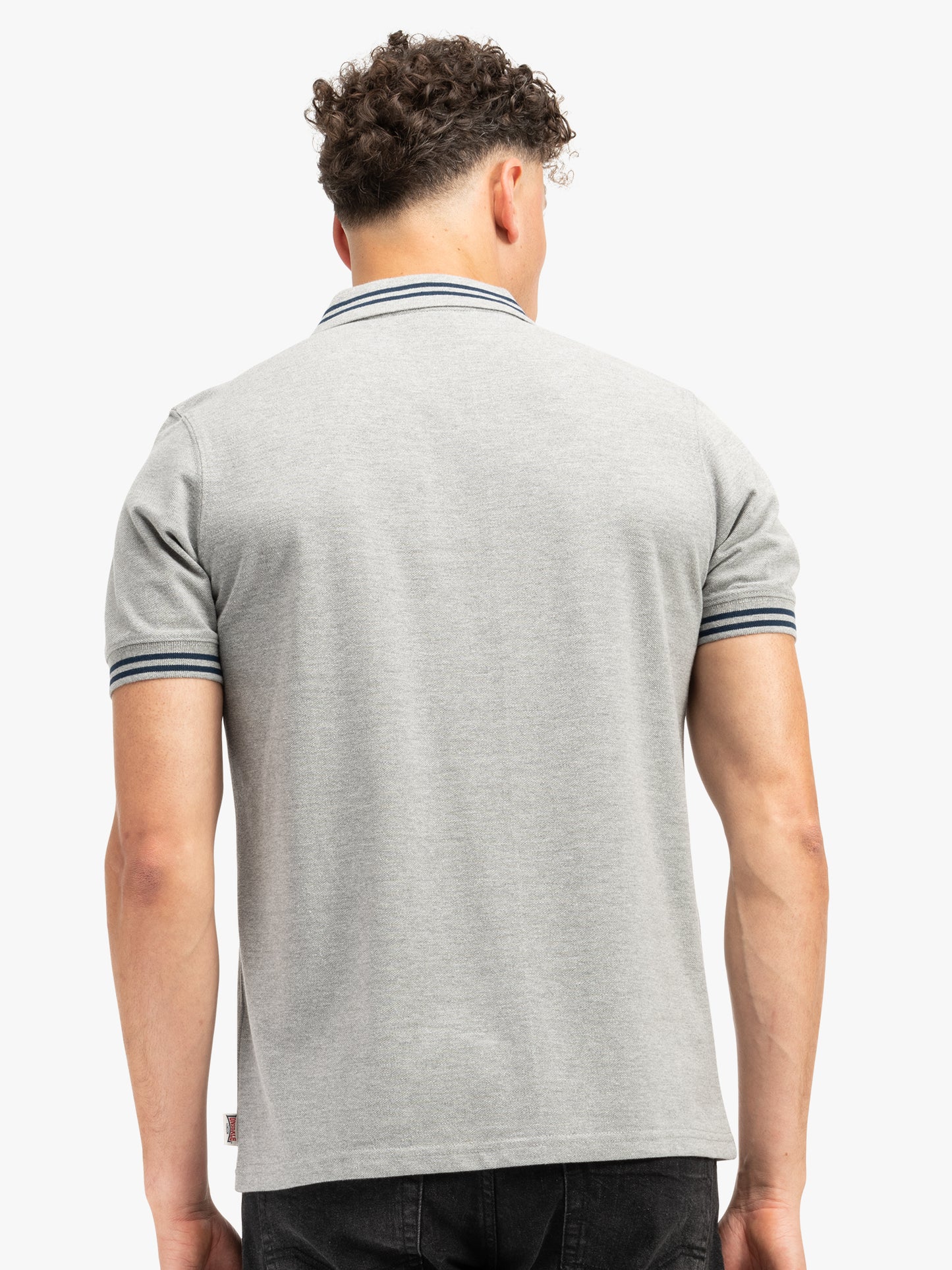 Lonsdale 117612 Markham Poloshirt Marl Grey