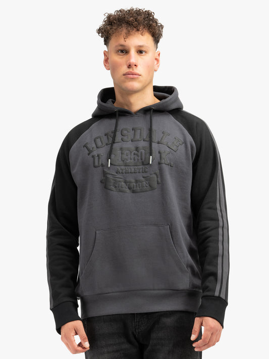 Lonsdale 117616 Linnfoots Kapuzensweatshirt Anthracite
