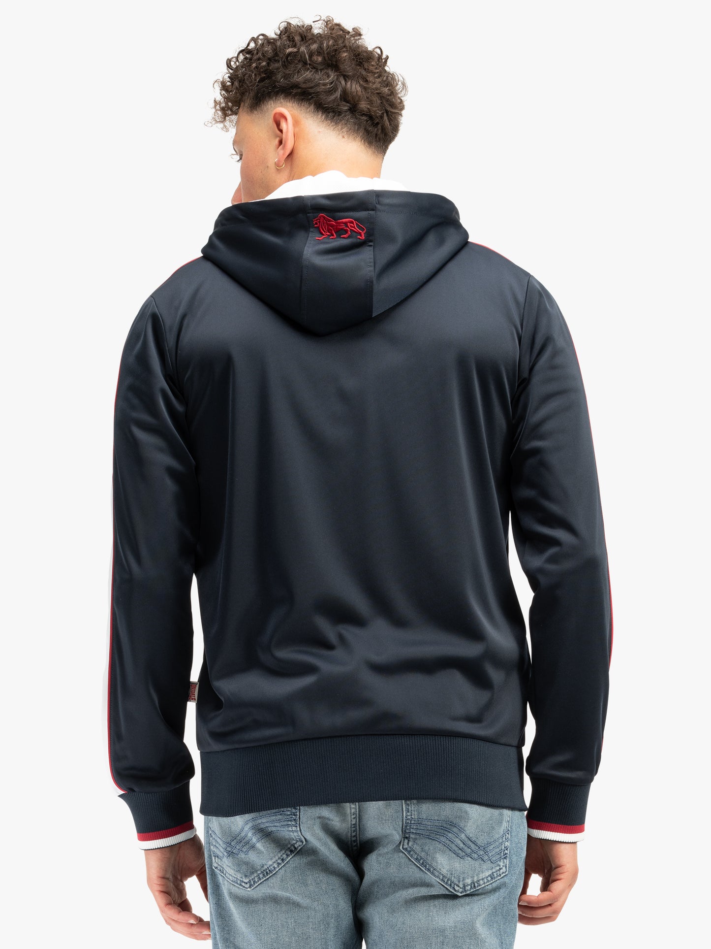 Lonsdale 117622 Strathmore Kapuzentrainingsjacke Schwarz