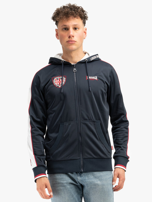Lonsdale 117622 Strathmore Kapuzentrainingsjacke Schwarz