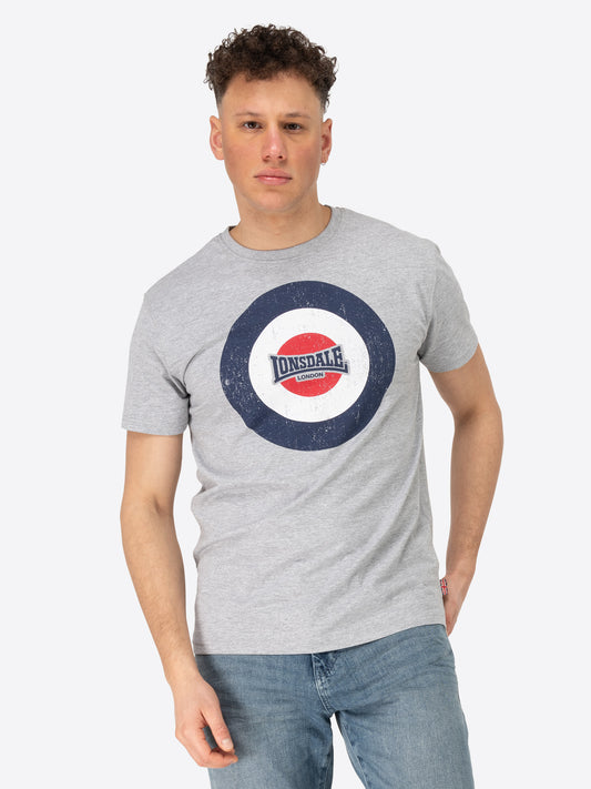 Lonsdale 117661 Trevose T-Shirt - Marl Grey