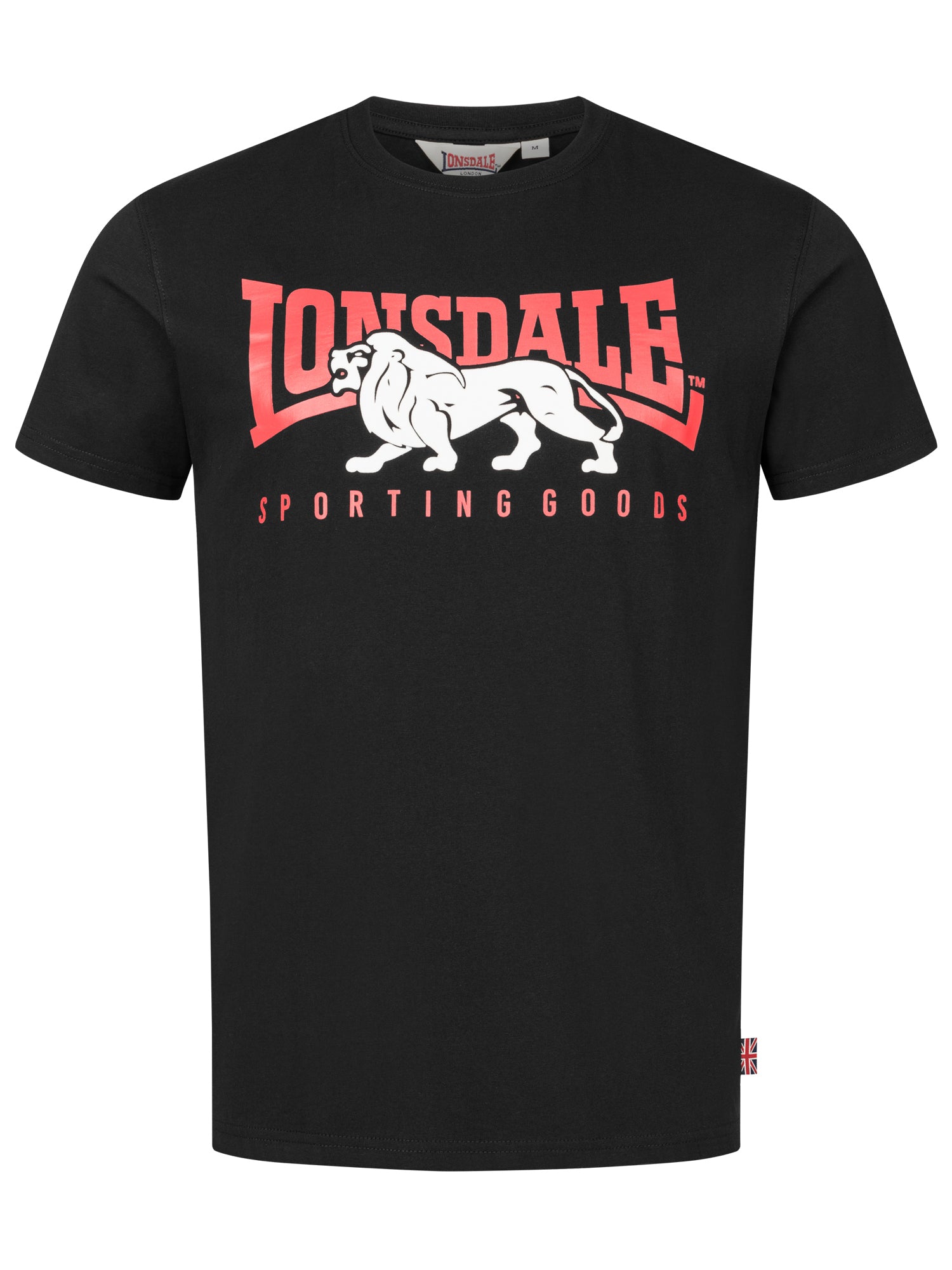 Lonsdale 117664 Ervan T-Shirt - Schwarz