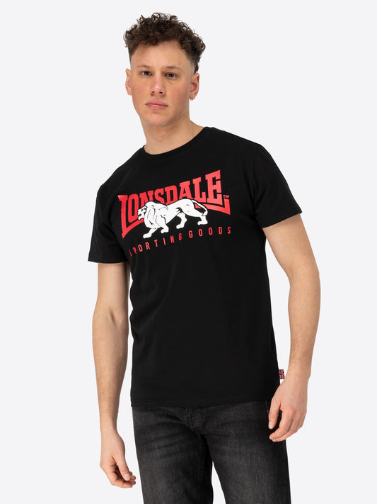 Lonsdale 117664 Ervan T-Shirt - Schwarz