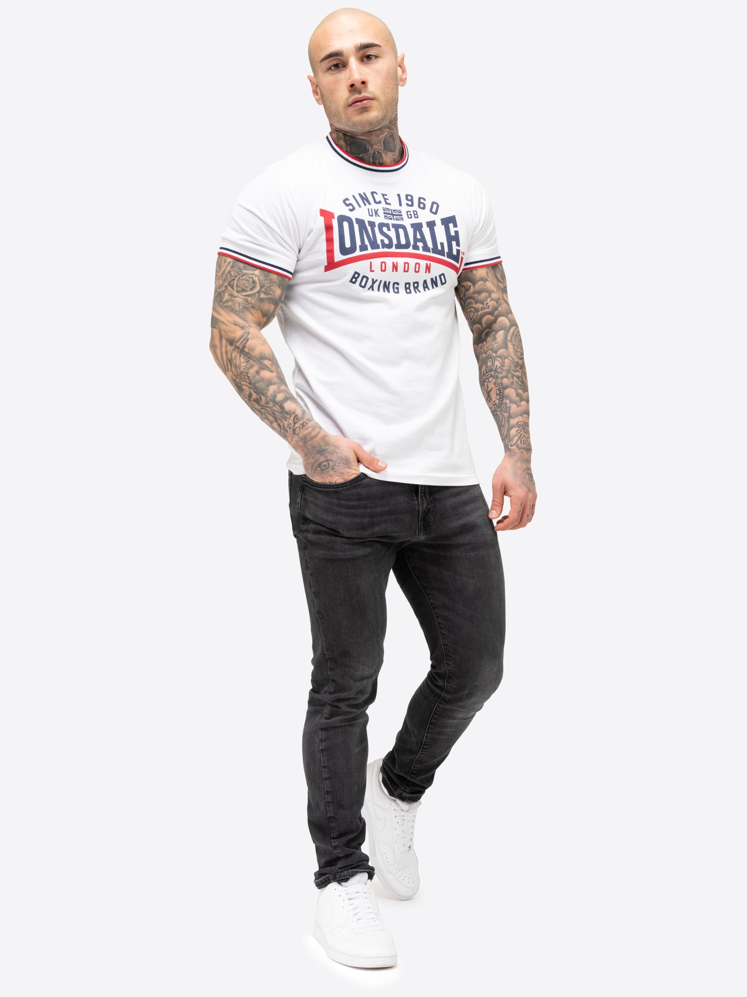 Lonsdale 117673 Gavrene Weiss