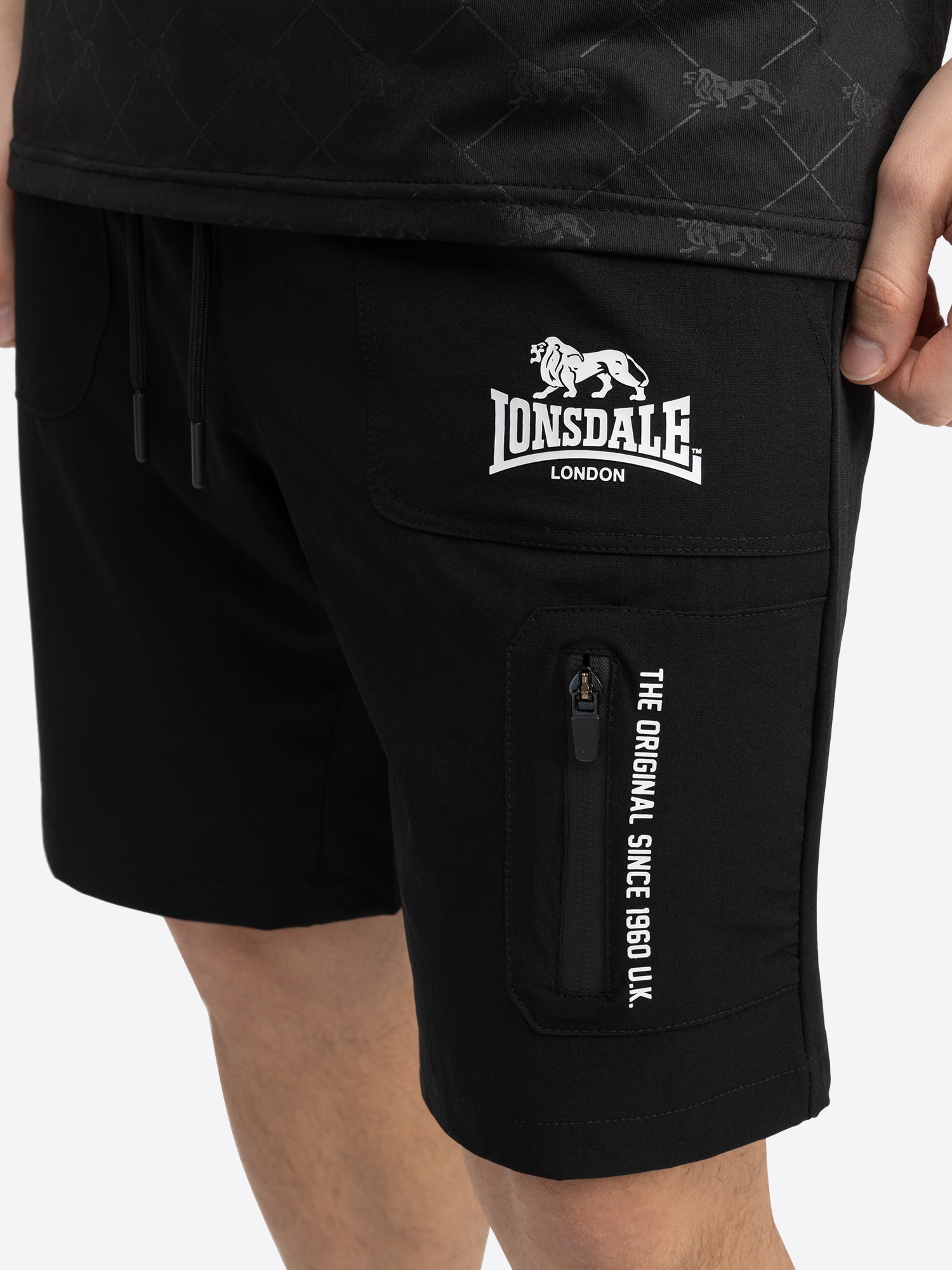 Lonsdale 117687 Havant Short Schwarz