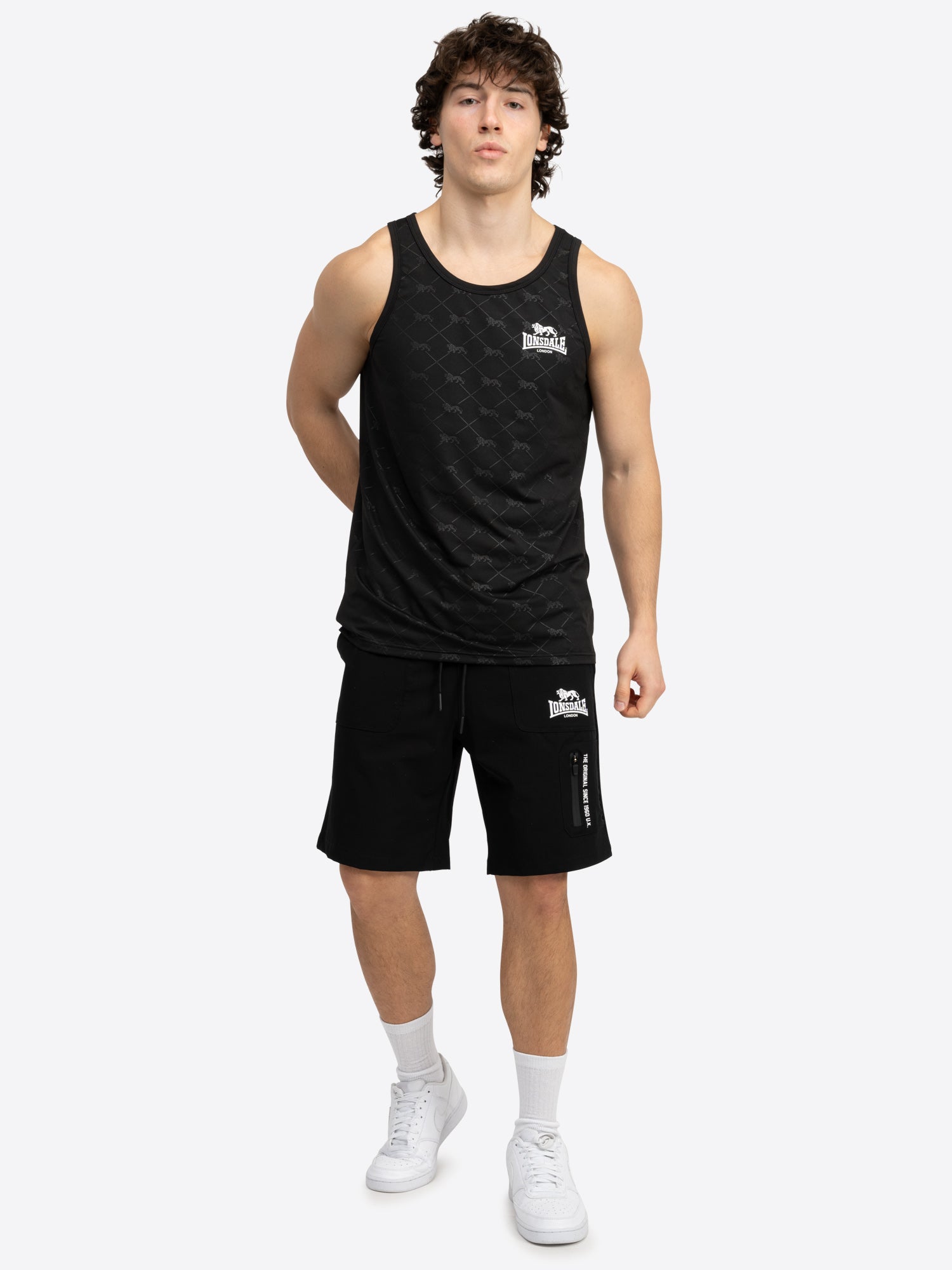 Lonsdale 117687 Havant Short Schwarz