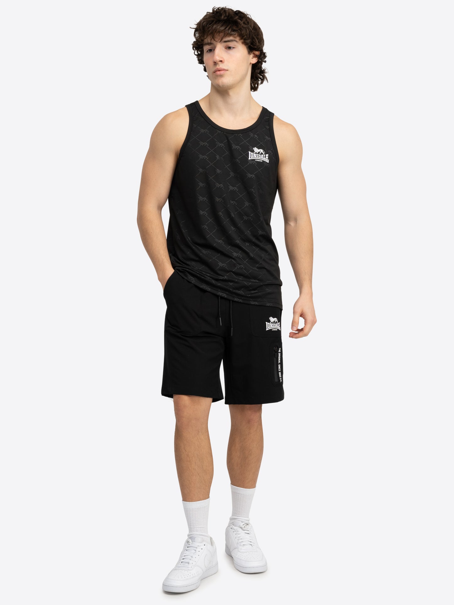 Lonsdale 117687 Havant Short Schwarz