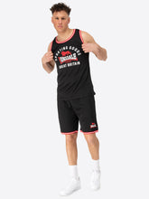Laden Sie das Bild in den Galerie-Viewer, Lonsdale 117710 Pewsey Singlet &amp; Shorts Set Schwarz
