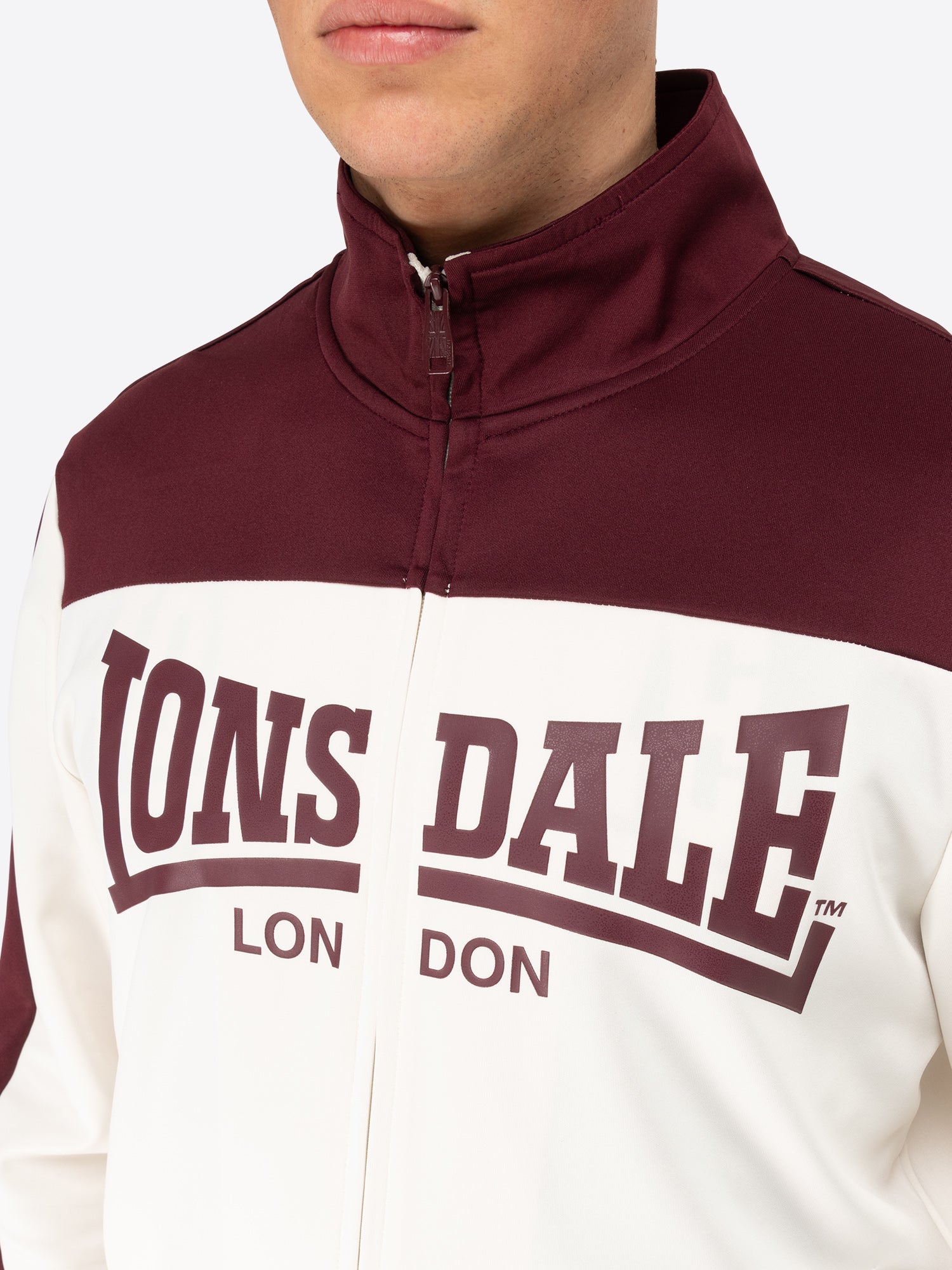 Lonsdale 117715 Holmbury Jogginganzug Oxblood/Ecru