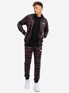 Lonsdale 117735 Welwyn Jogginganzug Schwarz/Rot/Weiss