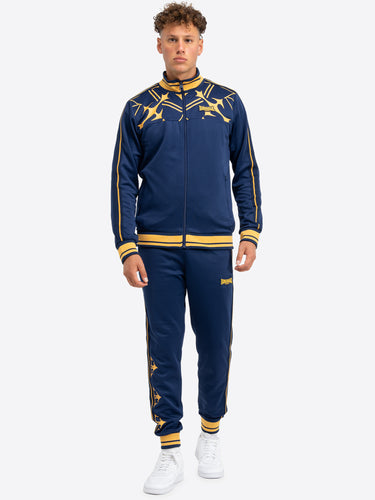 Lonsdale 117737 Monumental Jogginganzug Navy/ Gold