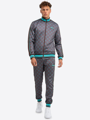 Lonsdale 117738 Before 8 Jogginganzug Braun/ Turquoise